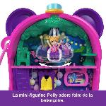 Poupee Polly Pocket-Panda Bubble Tea-Coffret avec 2 mini-figurines et panda HWN95