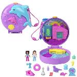 Polly Pocket-Sauvetage du dauphin-Coffret 2 mini-figurines et animaux HWN96