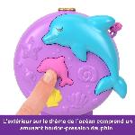 Poupee Polly Pocket-Sauvetage du dauphin-Coffret 2 mini-figurines et animaux HWN96