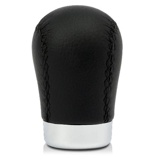Levier - Pommeaux Pommeau Cuir Noir -Avec Bague De Marche Ar- Z