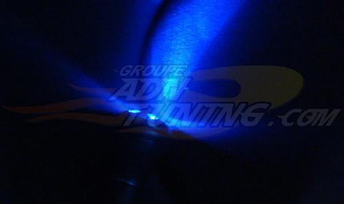 Pommeau de levier de vitesse a LED bleu - NA72 - 12V - 666-CaL