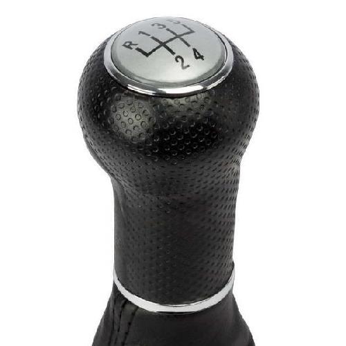 Pommeau De Levier De Vitesse Pommeau + Soufflet adaptable compatible avec Golf 3 - 56 vitesses - Noir