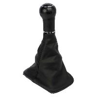 Pommeau + Soufflet adaptable compatible avec Golf 5 - 5 6 vitesses - Noir