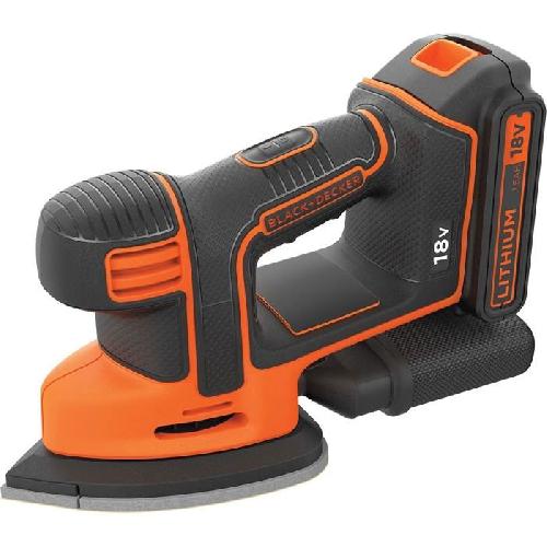 Ponceuse - Polisseuse Ponceuse de detail sans-fil 18V BLACK+DECKER -Livree sans batterie- - BDCDS18N-XJ