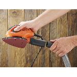 Ponceuse - Polisseuse Ponceuse Delta BLACK+DECKER Mouse filaire 55W - 1.5mm d'orbite - Livree avec 6 abrasifs