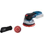 Ponceuse excentrique Bosch Professional GEX 18V-125 - Plateau de ponçage auto-agrippantde 125 mm - Sans batterie - 0601372201