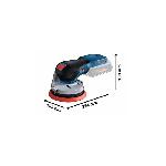 Ponceuse - Polisseuse Ponceuse excentrique Bosch Professional GEX 18V-125 - Plateau de poncage auto-agrippantde 125 mm - Sans batterie - 0601372201