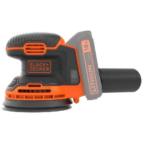 Ponceuse - Polisseuse Ponceuse excentrique sans-fil 18V BLACK+DECKER - BDCROS18N-XJ - Performant - Conception ergonomique