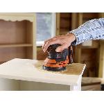 Ponceuse - Polisseuse Ponceuse excentrique sans-fil 18V BLACK+DECKER - BDCROS18N-XJ - Performant - Conception ergonomique