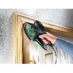 Ponceuse - Polisseuse Ponceuse Multi Bosch - PSM 200 AES -Livree avec 2 feuilles abrasives. Plateau de Poncage et Coffret-