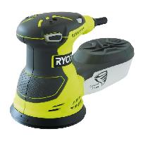 Ponceuse - Polisseuse RYOBI - Ponceuse excentrique 300 W - 7 000-13 000 osc-min - diam. 125 mm - variateur de vitesse - Livree avec 5 abrasifs - ROS300