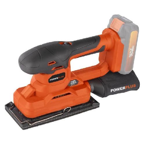 Ponceuse - Polisseuse Ponceuse vibrante sans fil 20V 187x90mm - DUAL POWER POWDP50300 - Livree sans batterie ni chargeur