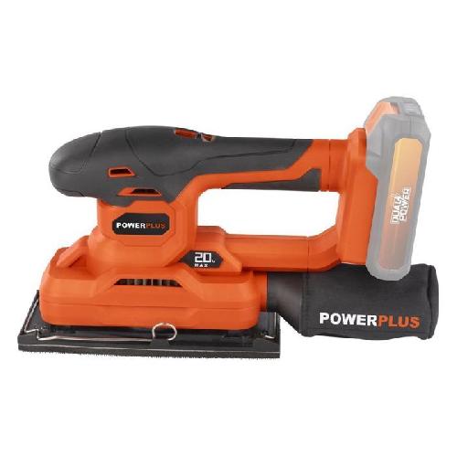 Ponceuse - Polisseuse Ponceuse vibrante sans fil 20V 187x90mm - DUAL POWER POWDP50300 - Livree sans batterie ni chargeur