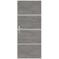 Porte Battante D'interieur - Porte Ranch - Habillage Pour Porte - Hublot Pour Porte Interieure Kit de Rénovation pour Porte Intérieure - NORDLINGER PRO - 4 Feuilles 85 x 50 cm & 3 Profils 85 x 2 cm - Gris Agate