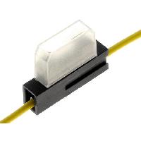 Porte-Fusibles pour auto Porte-fusible 19mm 2.5mm2 20A jaune