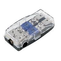 Porte-Fusibles pour auto Porte-fusible 2x mini ANL - argent - Sorties 1 x 35 mm2 + 2 x 20 mm2 Porte-Fusibles pour auto Porte-fusible 2x mini ANL - argent - Sorties 1 x 35 mm2 + 2 x 20 mm2