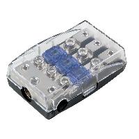 Porte-Fusibles pour auto Porte-fusible 3xmini ANL - argent - Sorties 1 x 35 mm2 + 2 x 20 mm2 Porte-Fusibles pour auto Porte-fusible 3xmini ANL - argent - Sorties 1 x 35 mm2 + 2 x 20 mm2
