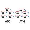 Porte-Fusibles pour auto Support de fusibles ATC ATM - Ensemble de distribution de fusibles 2x5 pieces