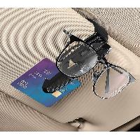 Porte-objets - Porte-lunettes Support De Lunettes Et Porte Tickets Sur Pare-Soleil - Swiss Drive Porte-objets - Porte-lunettes Support De Lunettes Et Porte Tickets Sur Pare-Soleil - Swiss Drive