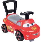 Porteur - Pousseur Porteur auto ergonomique Smoby Cars avec coffre a jouets - Fonction Trotteur - Volant Directionnel