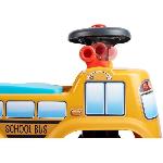 Porteur - Pousseur Porteur - FALK - School Bus - Assise ouvrante - Volant directionnel - Des 12 mois - 100% Fabriqué en France