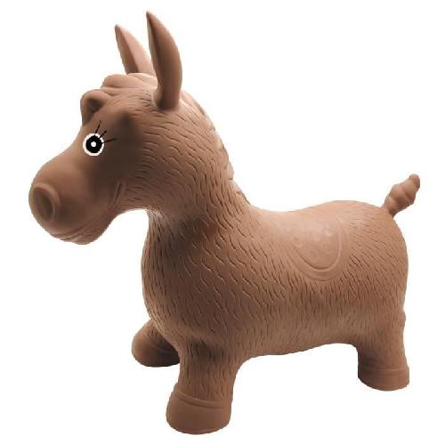 Porteur - Pousseur Porteur - LEXIBOOK - Cheval Sauteur Gonflable en Peluche - Design 2-en-1 - Housse amovible - Pour Enfant