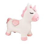 Porteur - LEXIBOOK - Licorne Sauteuse Gonflable en Peluche - Housse Amovible - Pour Enfant a partir de 3 ans