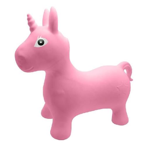 Porteur - Pousseur Porteur - LEXIBOOK - Licorne Sauteuse Gonflable en Peluche - Housse Amovible - Pour Enfant a partir de 3 ans