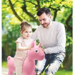 Porteur - Pousseur Porteur - LEXIBOOK - Licorne Sauteuse Gonflable en Peluche - Housse Amovible - Pour Enfant a partir de 3 ans