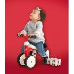 Porteur - Pousseur Porteur Métal Rookie - Rouge - SMOBY - Pour Enfant des 12 mois - 4 roues silencieuses et poignée de transport