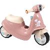 Porteur - Pousseur Smoby - Porteur scooter Rose - Coffre a Jouets - Roues silencieuses Dés 2ans