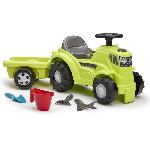 Tracteur - Vehicule Agricole - Vehicule De Chantier Porteur Tracteur remorque - ECOIFFIER - Siege inclinable - Accessoires de jardin - 12-36 mois