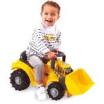 Tracteur - Vehicule Agricole - Vehicule De Chantier Porteur Tracto pelle - ECOIFFIER - Jaune - Pour Enfant de 12 a 36 mois