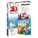 Puzzle Pot a crayons 3D Super Mario - Ravensburger - Puzzle enfant - 54 pieces - Sans colle - a partir de 6 ans