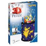 Pot a crayons Pokémon Puzzle 3D Ravensburger - 54 pieces - Sans colle - Des 6 ans