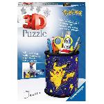 Puzzle Pot a crayons Pokémon Puzzle 3D Ravensburger - 54 pieces - Sans colle - Des 6 ans