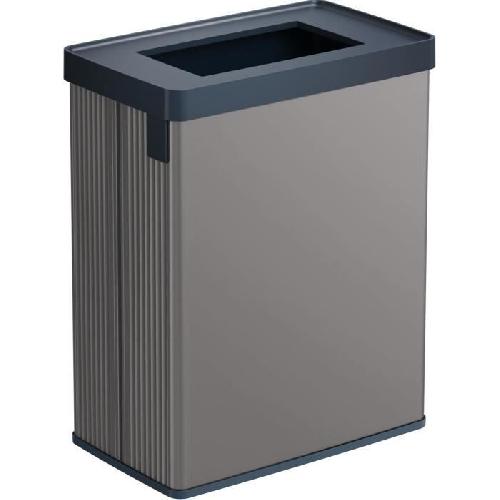 Poubelle - Corbeille - Support Sac Poubelle de tri - VERTO - CURVER - 54 L - Gris perle