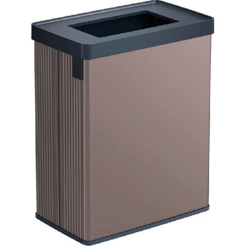 Poubelle - Corbeille - Support Sac Poubelle de tri - VERTO - CURVER - 54 L - Rose perle