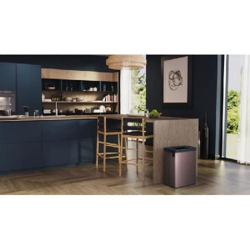 Poubelle - Corbeille - Support Sac Poubelle de tri - VERTO - CURVER - 54 L - Rose perle