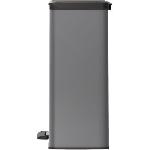 Poubelle - Corbeille - Support Sac Poubelle Rectangle - DECO BIN - CURVER - 65L - Grande capacite - 49 x 32 x 61 cm - Anthracite