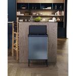 Poubelle - Corbeille - Support Sac Poubelle sur pieds - VERTO - CURVER - Ouverture touch - 54 L - Bleu perle