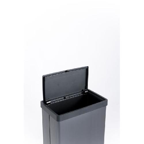 Poubelle - Corbeille - Support Sac Poubelle sur pieds - VERTO - CURVER - Ouverture touch - 54 L - Bleu perle