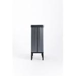 Poubelle - Corbeille - Support Sac Poubelle sur pieds - VERTO - CURVER - Ouverture touch - 54 L - Bleu perle