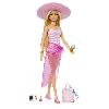 Poupee Barbie-Barbie Plage-Poupée blonde en maillot de bain et accessoires HPL73