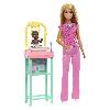 Poupee Barbie-Coffret Barbie Pédiatre-Poupée Blonde Et Poupée Bébé - 3 ans+- JCR72