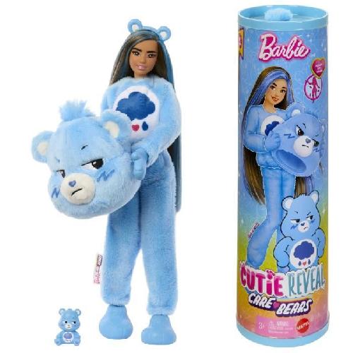 Poupee Poupée Barbie Cutie Reveal Bisounours Touronchon Bleu - 3ans +- JCN96