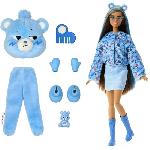 Poupee Poupée Barbie Cutie Reveal Bisounours Touronchon Bleu - 3ans +- JCN96