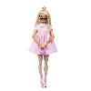 Poupee Barbie-Deluxe Style-Poupée Barbie Blonde a Robe Rose Pastel - 4ans+ - HYV27