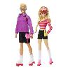 Poupee Barbie-Fashionistas-Coffret poupées et accessoires patins a roulettes HXK90