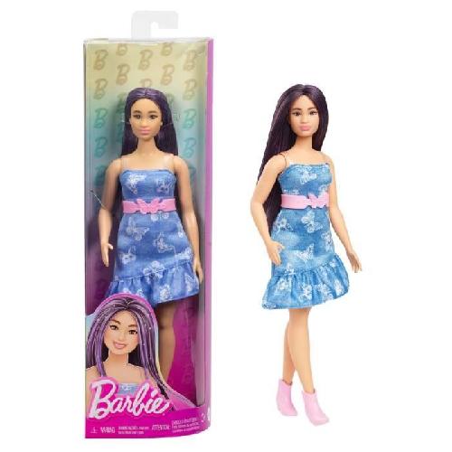 Poupee Poupée Barbie Fashionistas Robe Azur Papillon